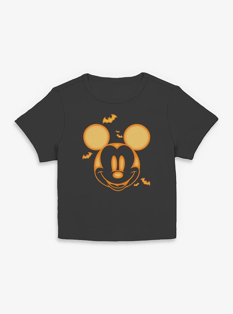 Disney Mickey Mouse Pumpkin Face Women Baby T-Shirt