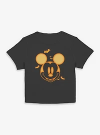 Disney Mickey Mouse Pumpkin Face Women Baby T-Shirt