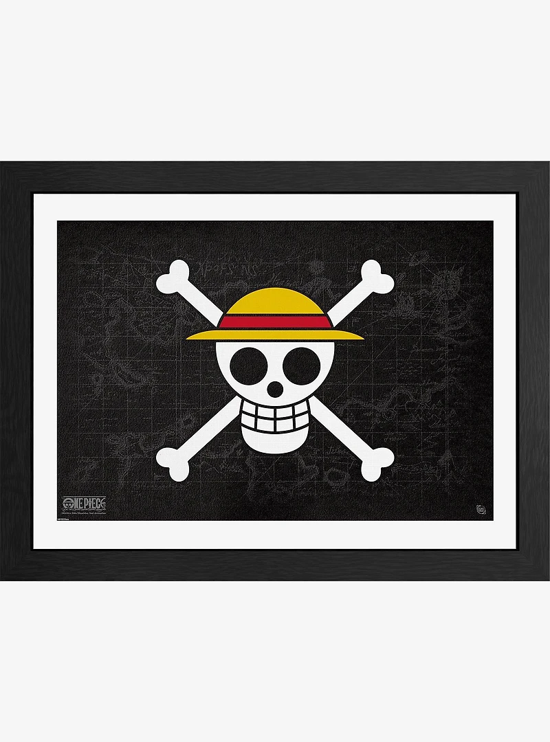 One Piece Skull Framed Print