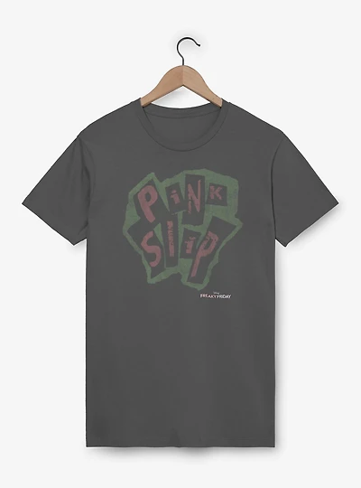 Disney Freaky Friday Pink Slip Logo T-Shirt