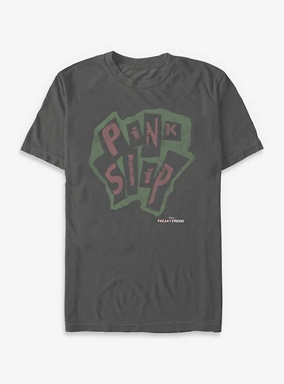 Disney Freaky Friday Pink Slip Logo Garment Dye T-Shirt