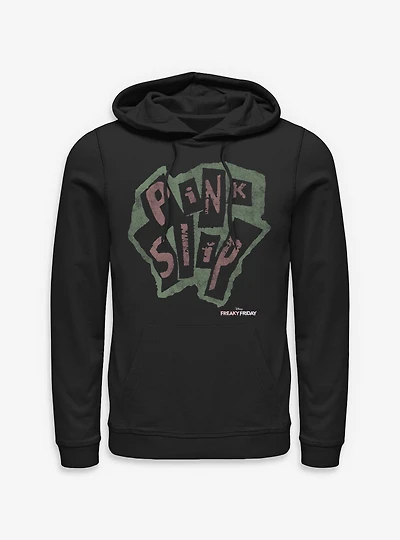 Disney Freaky Friday Pink Slip Logo Hoodie