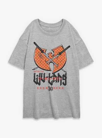 Wu-Tang Clan Enter The Womens Oversized T-Shirt