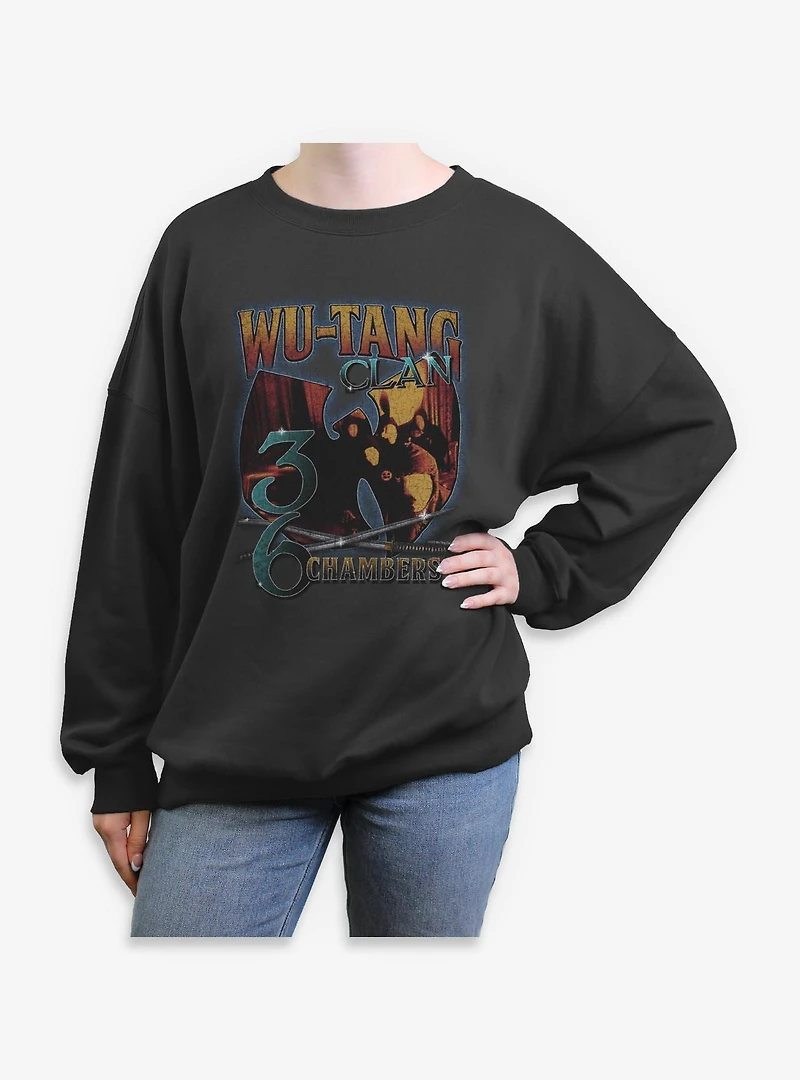 Wu-Tang Clan 36 Chambers Womens Oversized Sweatshirt