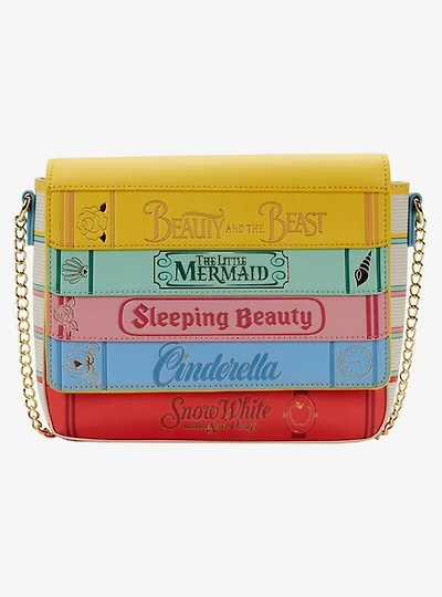 Loungefly Disney Princesses Books Figural Crossbody Bag