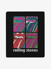 The Rolling Stones Multi Tongues Cloud Touch Throw Blanket