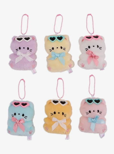 Cats With Sunglasses Blind Assorted Plush Clip