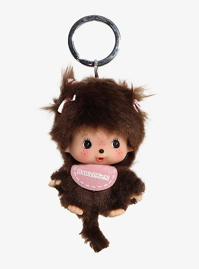 Monchchichi Bebichhichi Girl Plush Keychain