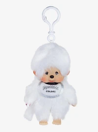 Monchhichi Colors White Plush Bag Clip