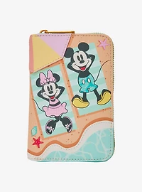 Loungefly Disney Mickey & Minnie Beach Scene Wallet