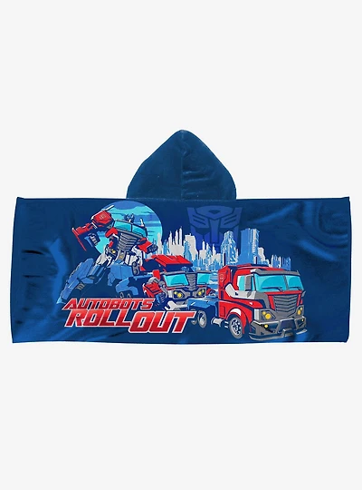 Transformers Autobots Roll Out Youth Hooded Towel