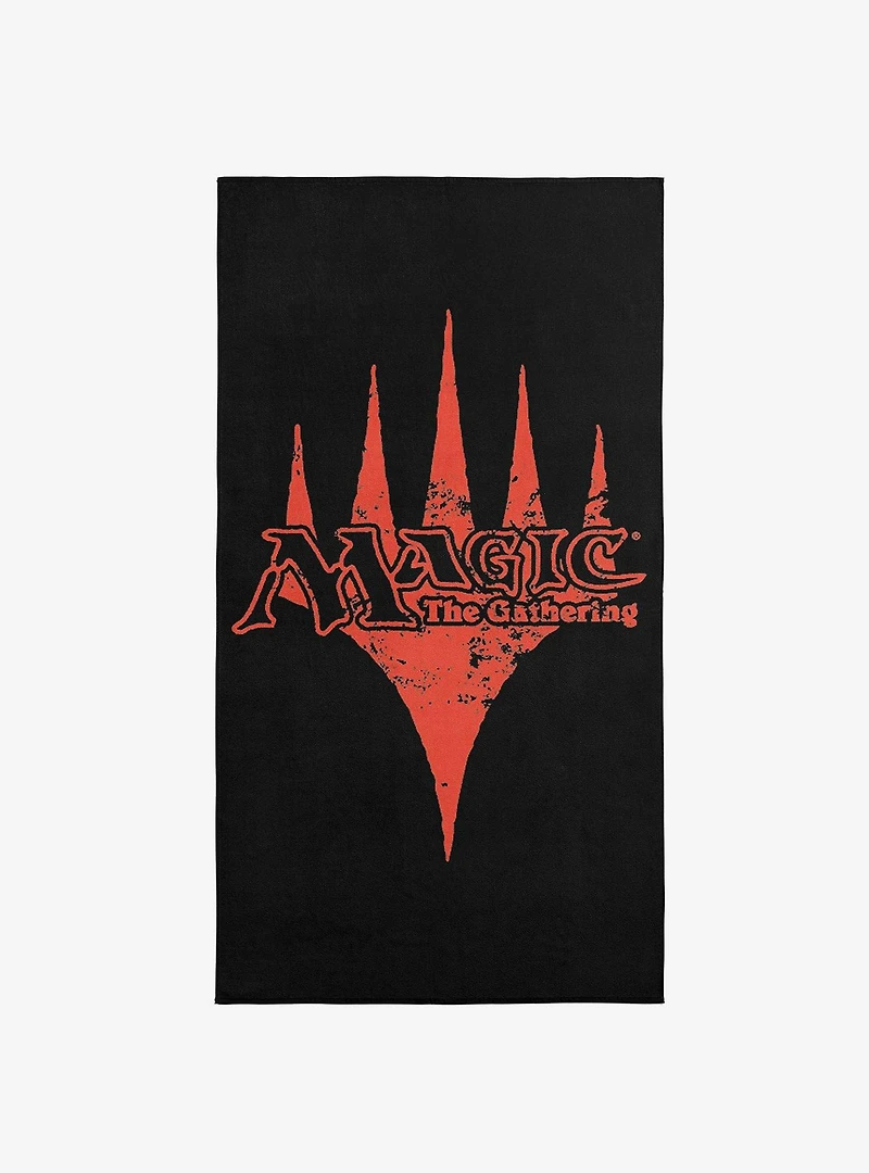 Magic: The Gathering Retro Orange Logo Microfiber Beach Towel