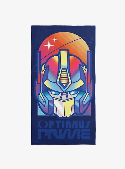 Transformers Rainbow Optimus Microfiber Beach Towel