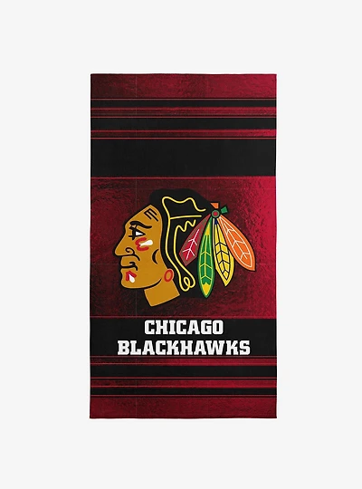 NHL Chicago Blackhawks Mirage Microfiber Beach Towel