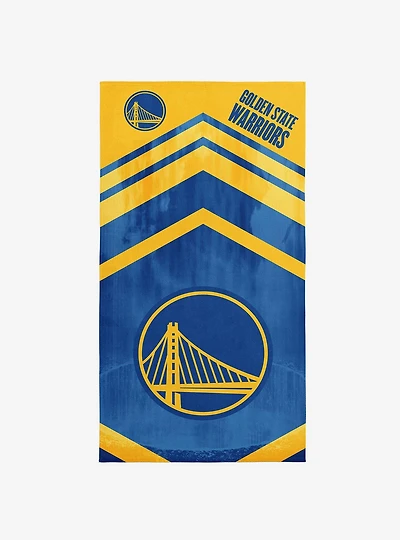 NBA Golden State Warriors Shatter Microfiber Beach Towel