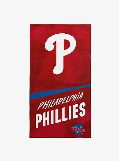 MLB Philadelphia Phillies Stretch Microfiber Beach Towel