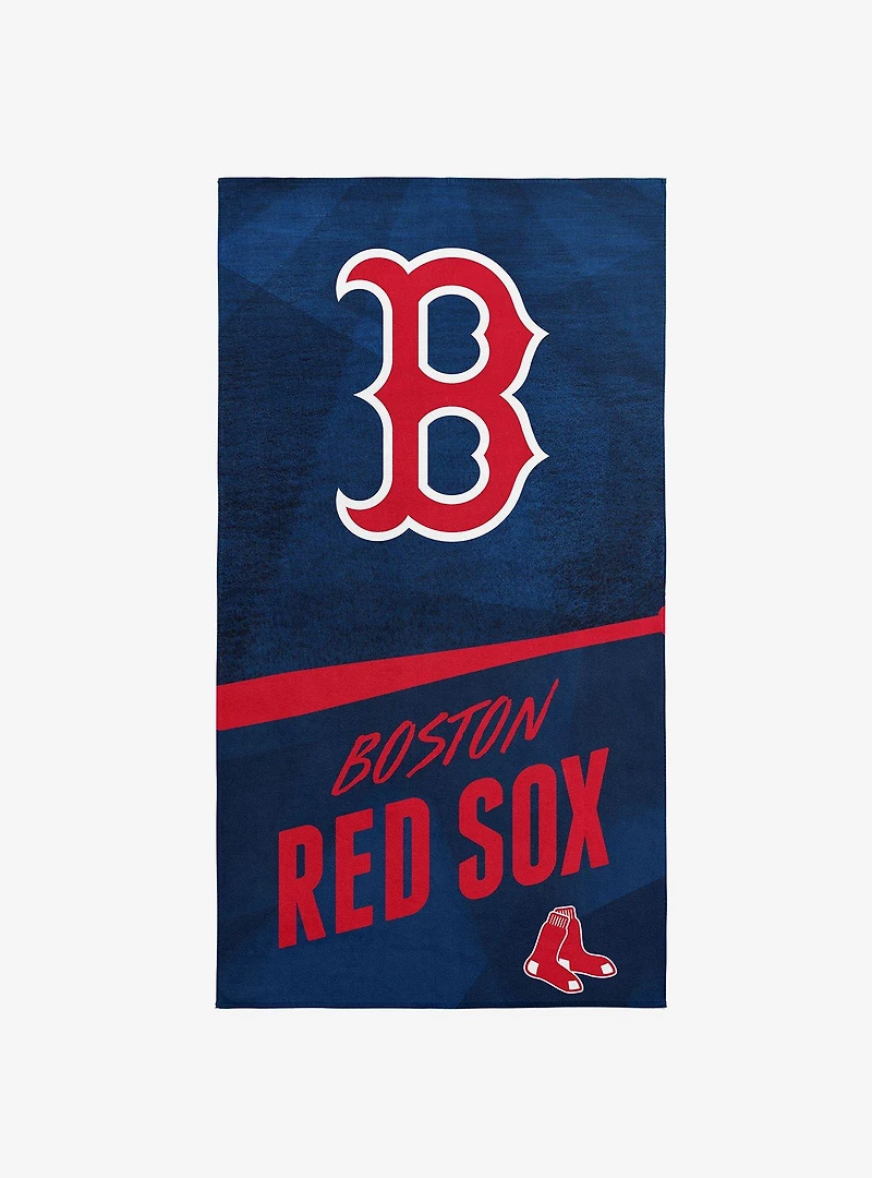 MLB Boston Red Sox Stretch Microfiber Beach Towel