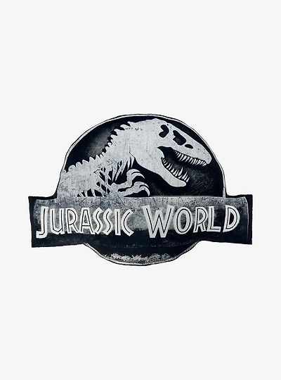 Jurrasic World Stone Logo Knife Edge Cloud Pillow