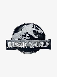 Jurrasic World Stone Logo Knife Edge Cloud Pillow