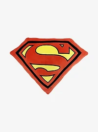 DC Comics Superman Classic Superman Logo Knife Edge Cloud Pillow