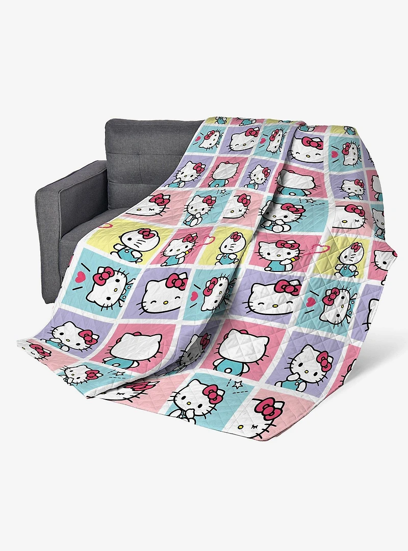 Hello Kitty Sweet As Can Be Full/Queen Quilted Blanket