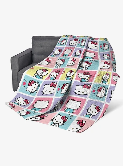 Hello Kitty Sweet As Can Be Full/Queen Quilted Blanket