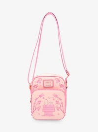 Loungefly Peanuts Snoopy Cherry Blossom Crossbody Bag - BoxLunch Exclusive