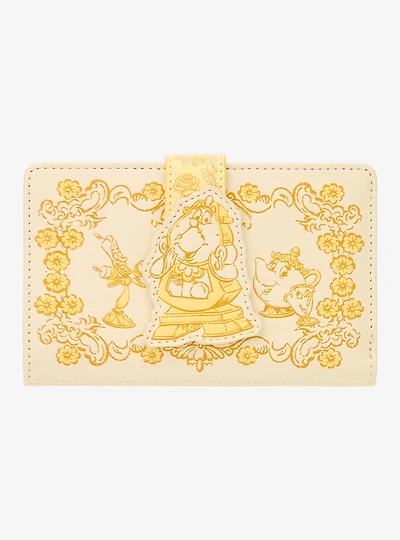 Loungefly Beauty and the Beast Cogsworth & Friends Tonal Sketch Portrait Mini Backpack - BoxLunch Exclusive