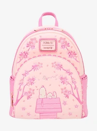 Loungefly Peanuts Cherry Blossom Snoopy Mini Backpack - BoxLunch Exclusive