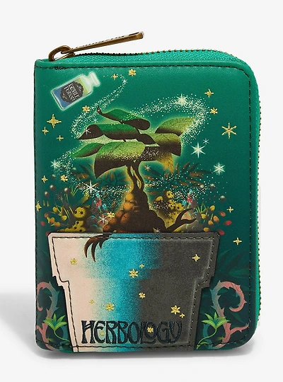 Loungefly Harry Potter Herbology Mandrake Small Zip Wallet - BoxLunch Exclusive
