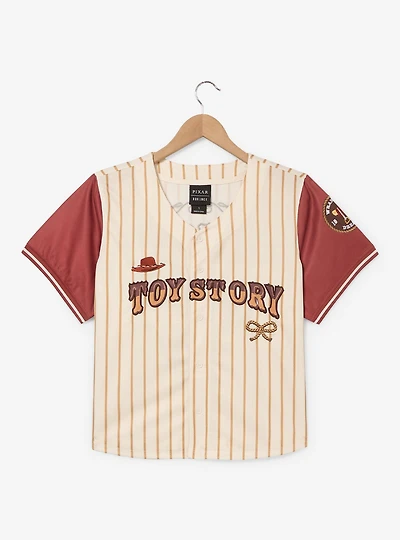 Disney Pixar Toy Story Jessie Women's Plus Cropped Baseball Jersey - BoxLunch Exclusive