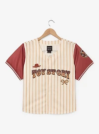 Disney Pixar Toy Story Jessie Women's Plus Cropped Baseball Jersey - BoxLunch Exclusive
