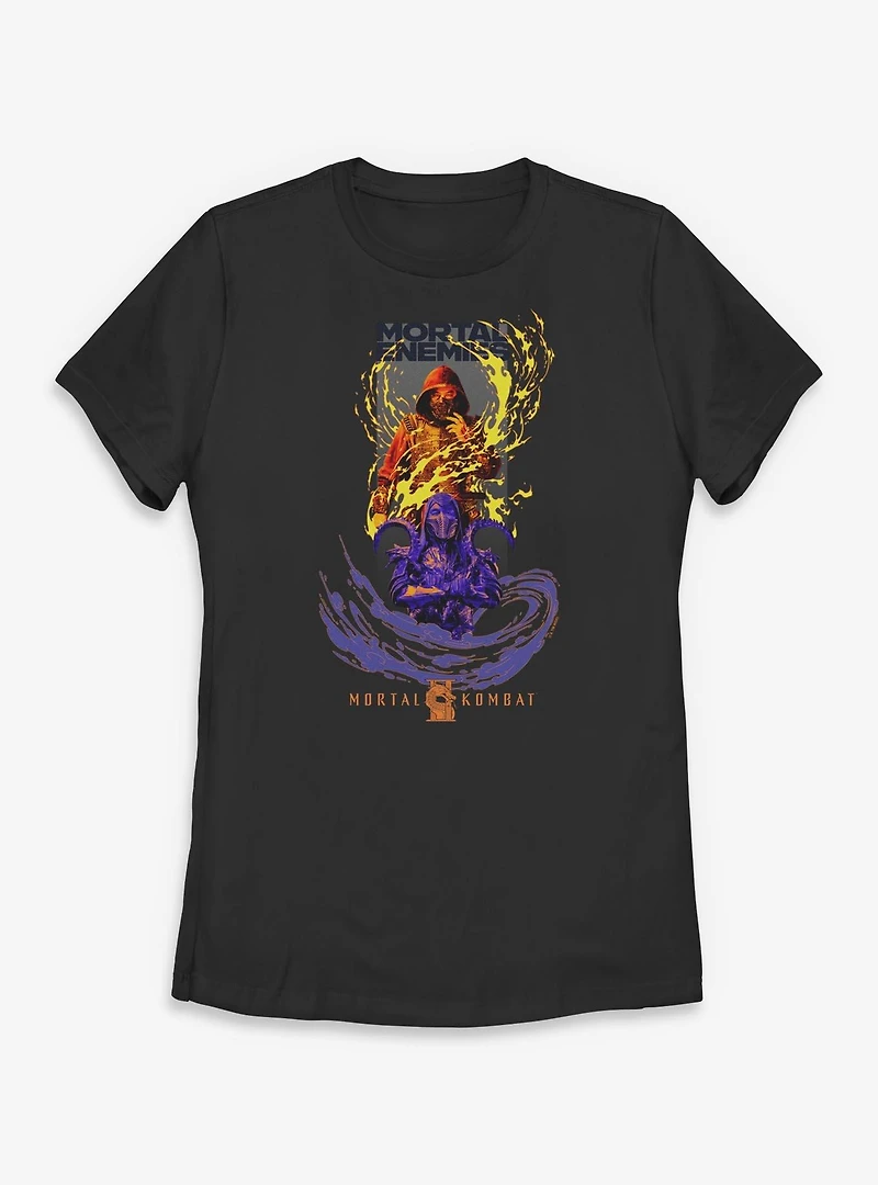 Mortal Kombat Enemies Womens T-Shirt