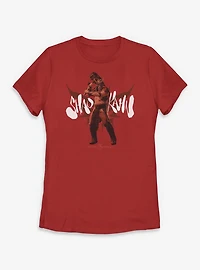Mortal Kombat Shao Kahn Hammer Womens T-Shirt