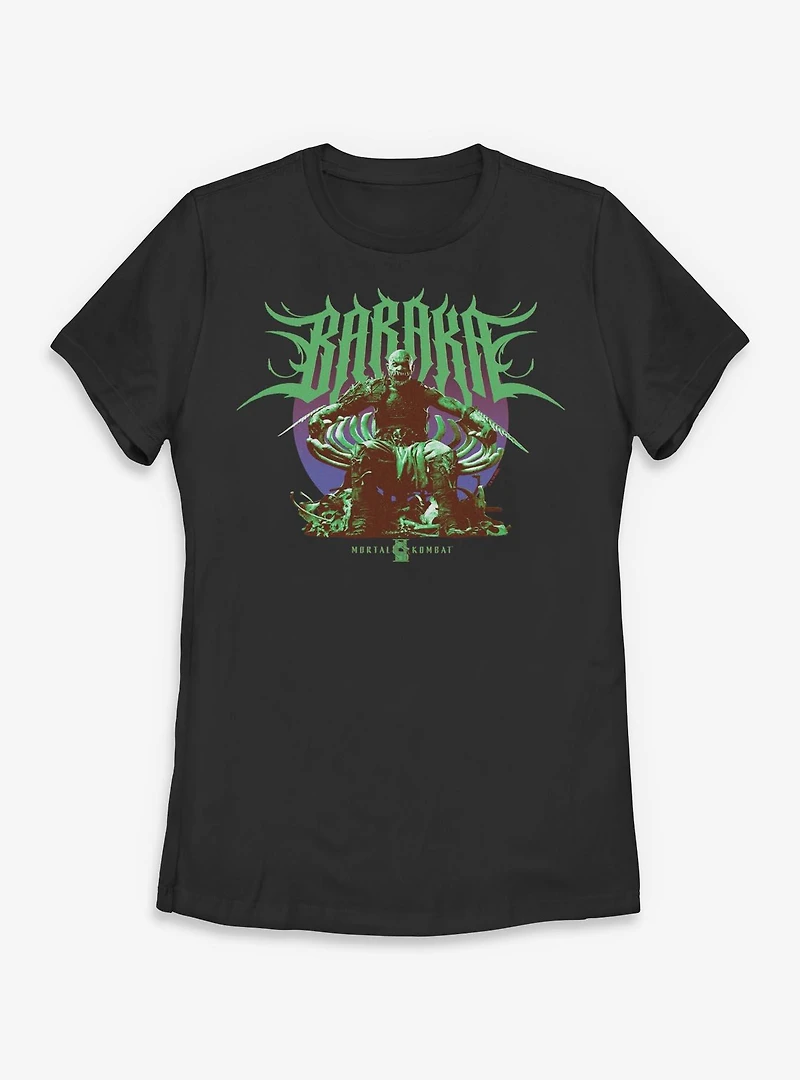 Mortal Kombat Baraka Green Womens T-Shirt