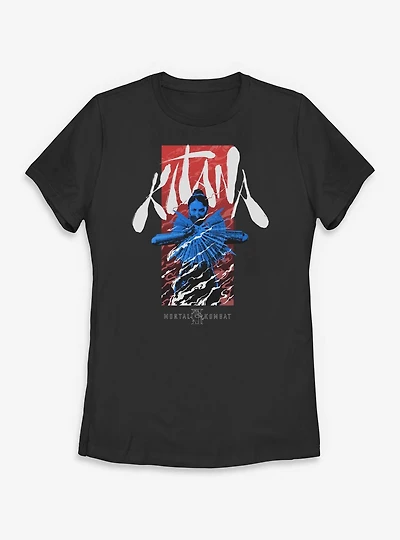 Mortal Kombat Kitana Womens T-Shirt