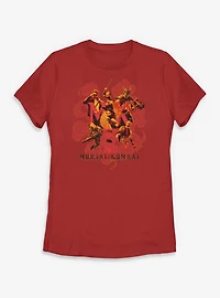 Mortal Kombat Players Womens T-Shirt