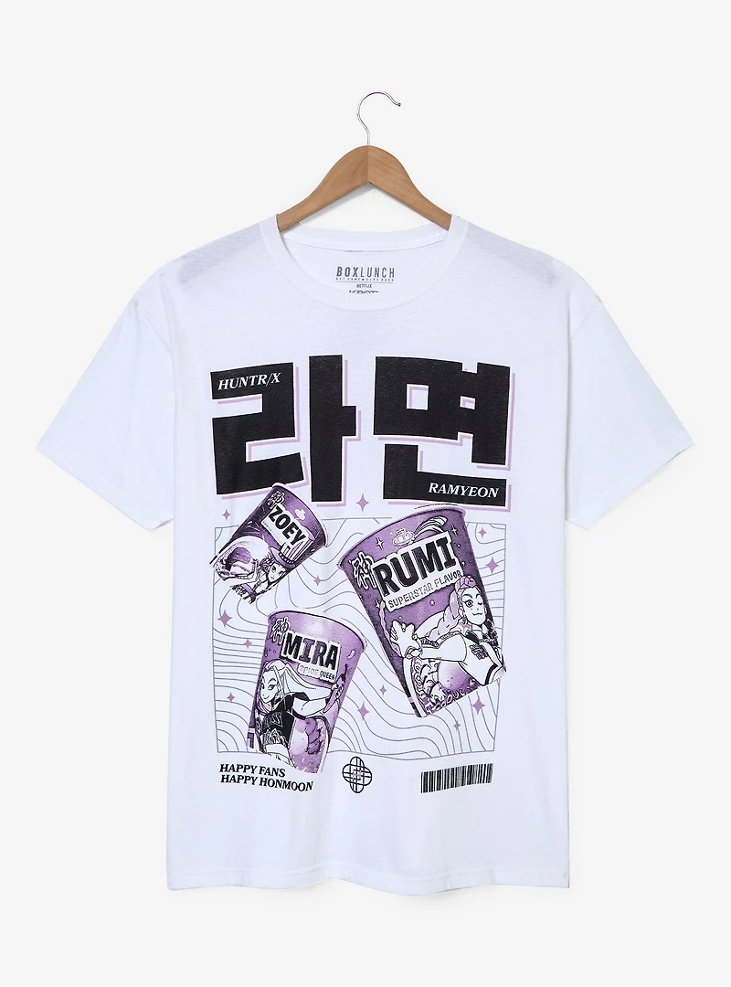 KPop Demon Hunters HUNTR/X Ramyeon Cups T-Shirt - BoxLunch Exclusive