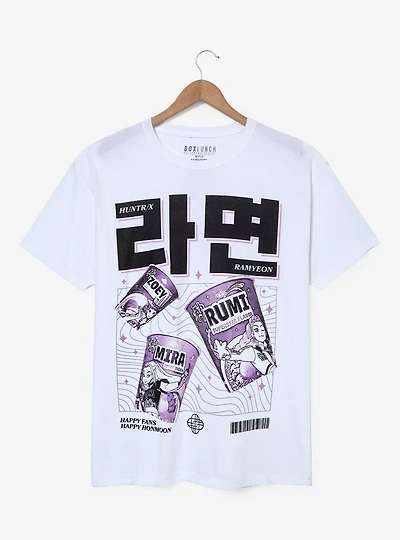 KPop Demon Hunters HUNTR/X Ramyeon Cups T-Shirt - BoxLunch Exclusive