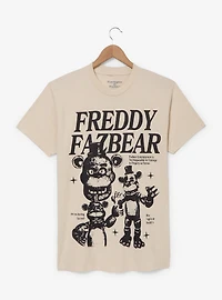 Five Nights at Freddy's Freddy Fazbear Tonal Multi-Portrait T-Shirt - BoxLunch Exclusive