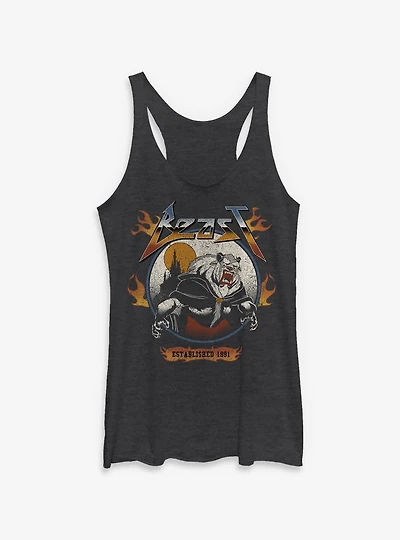 Disney Beauty and the Beast Flame Womens Tank Top