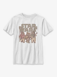Star Wars Ewok Group Youth T-Shirt