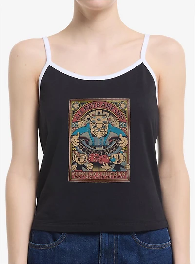 Cuphead All Bets Are Off Womens Cami Tank Top