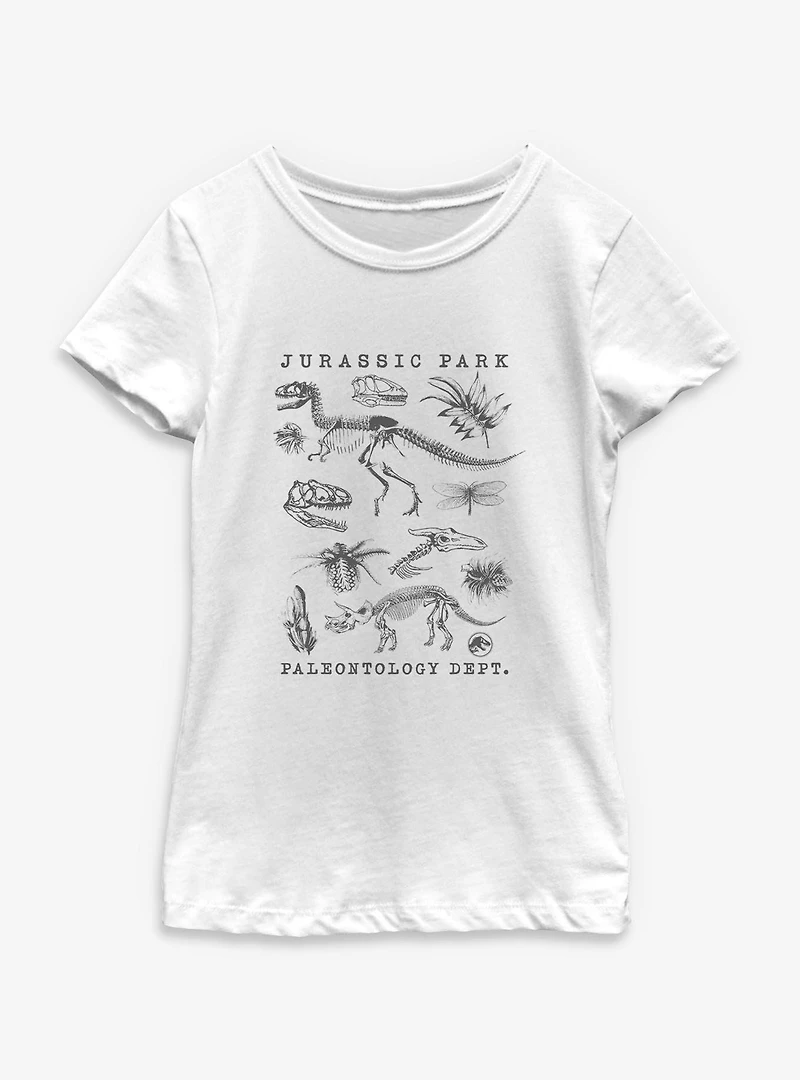 Jurassic Park Flora & Fauna Youth Girls T-Shirt