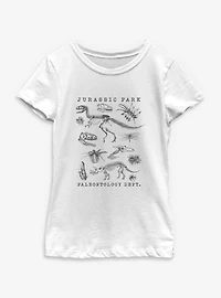 Jurassic Park Flora & Fauna Youth Girls T-Shirt