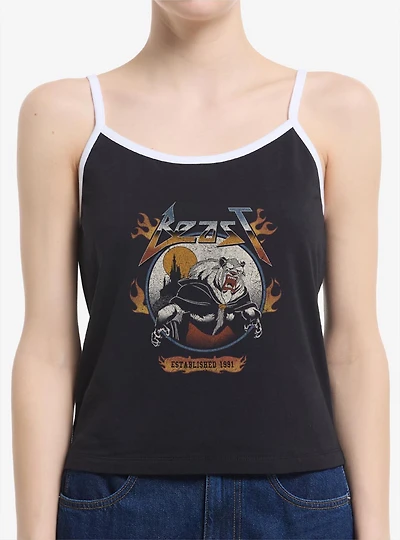 Disney Beauty and the Beast Flame Womens Cami Tank Top