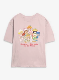 Strawberry Shortcake And Her Friends Womens Skimmer T-Shirt