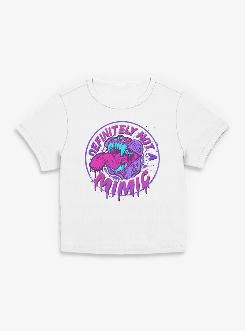 Dungeons & Dragons Definitely Not A Mimic Badge Womens Baby T-Shirt