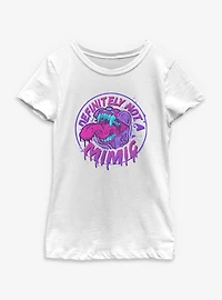 Dungeons & Dragons Definitely Not A Mimic Badge Youth Girls T-Shirt