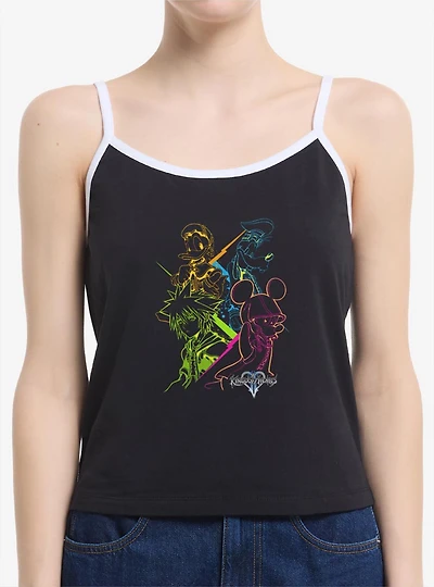 Disney Kingdom Hearts Main Party Womens Cami Tank Top